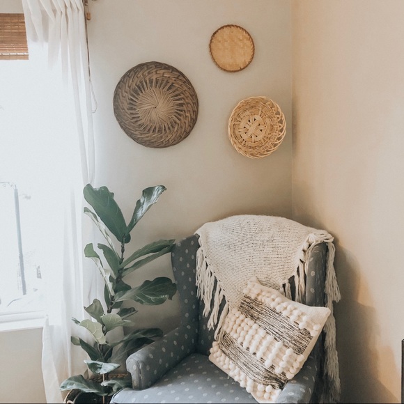 Other - Woven Basket Wall Display